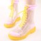 PVC Clear Rain Boots, China Factory Ankle Rain Boots, Female Rain Boots Stock