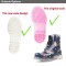 Colorful Lining Jelly Boots, PVC Plastic Rain Boots, Soft Rain Boots Wholesale