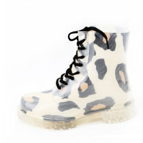 Producing Camo Rain Boots, Martin Rain Boots, Lace Rain Boots with Cow Lining