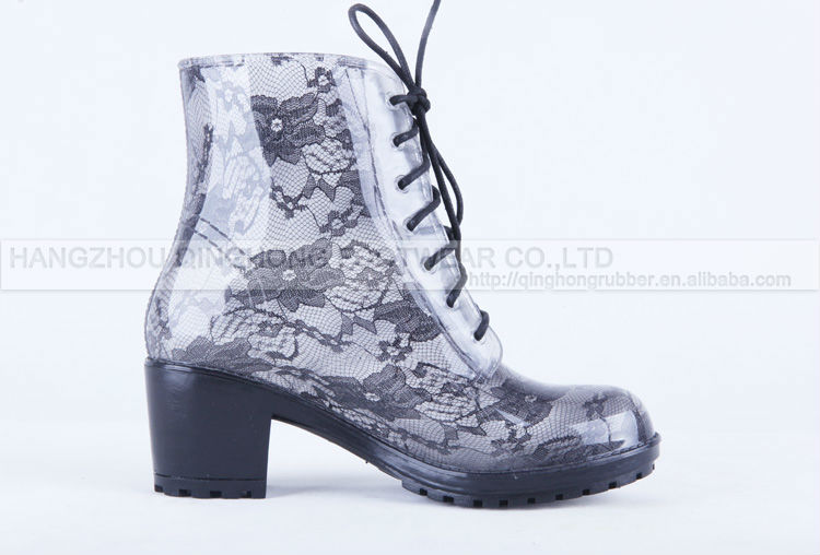 women fashion plastic rain boot Wholesalers