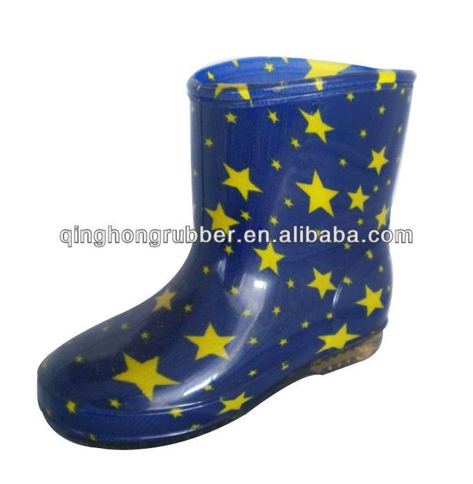 children rain boots PVC, kids rain boot