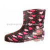 Fashion PVC ankle boots children jelly boots