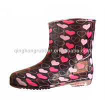 Fashion PVC ankle boots children jelly boots