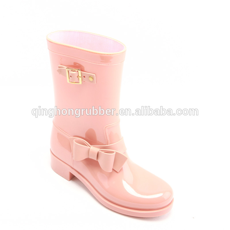 New style PVC fashion 2015 ladies rain boots
