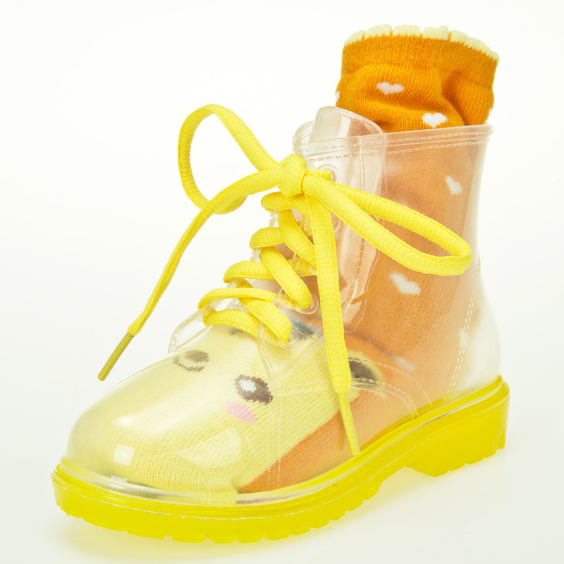 Transparent Kids Rain Boots Wholesale, PVC Rain Boots Korea