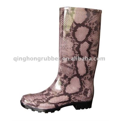 China Factory Ladies PVC Jelly Rain Boots