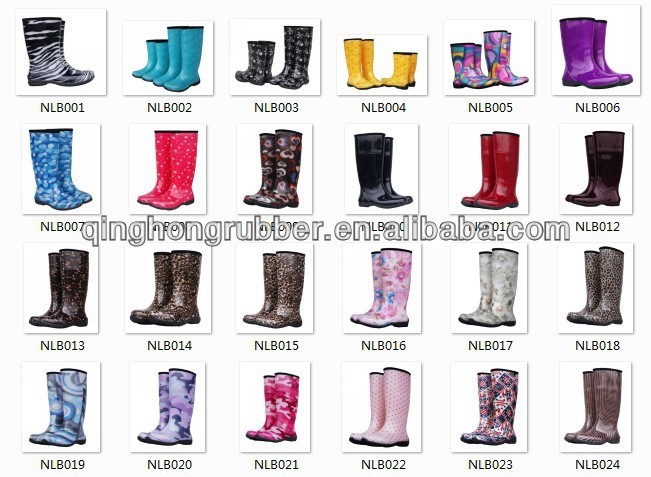 size 12 women plastic rain boots
