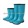 non-slip colored rain boots for women,
