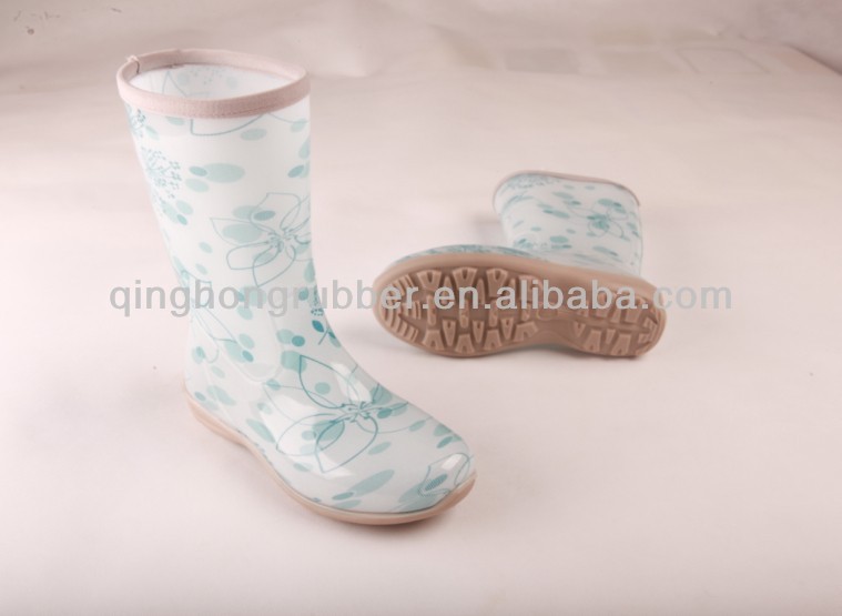 2014 women fashion Jelly PVC rain boots