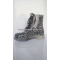 leopard print Martin rain boot for fashion girls