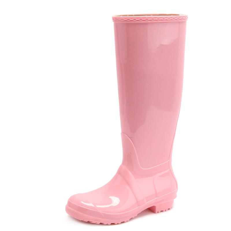 2013 Colorful PVC Women Transparent Rain Boots/PVC Jelly Rain Boots
