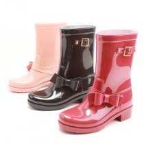 latest spring design PVC ladies fashion 2015 european style rain boots