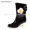 fashionable ladies jelly rain boots shoes
