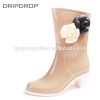 Fashion fancy ladies waterproof boots