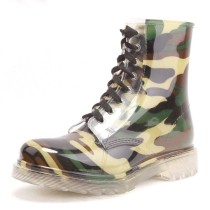 2015 New Fashion leopard printed rain boots Environmental Matin sex rain Boots