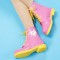 2015 New Fashion low cut rain boots Environmental sex mature women rose pink fashion hunter rain Boots