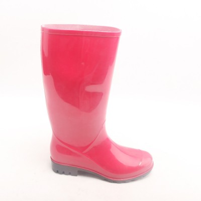 2015New Fashion clear transparent rain boots Environmental PVC rain Boots