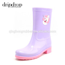 china manufacture latest fashionable women colorful rain boots