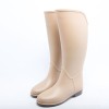 2015 latest design fashion PVC rain boots PVC high heel rain boots
