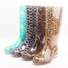 2015 latest design fashion PVC rain boots cheap wholesale stock ladies rain boots fashionable ladies plastic rain boots