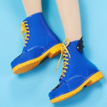2015 latest design fashion PVC rain boots PVC high heel rain boots animal rain boots