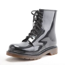 2015 latest design fashion PVC rain boots PVC high heel rain boots men's rain boots
