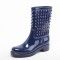 2015 latest design fashion PVC rain boots cheap wholesale stock ladies rain boots