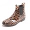 2015 latest ankle ladies rain boots sexy women leopard rain boots