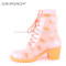 2015 latest ankle clear high heel rain boots for boots women sexy high heel ankle boots