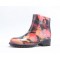 2015 fashion print design short rain boots sexy women summer rain boots