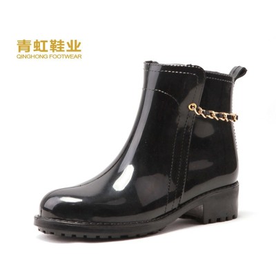 2015New Fashion clear transparent rain boots Environmental special PVC rain Boots