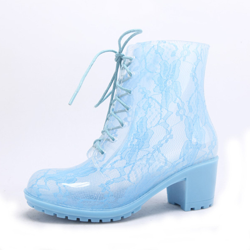 Distributing High Heel Jelly Shoes Fashion Hot Sell Jelly Boots