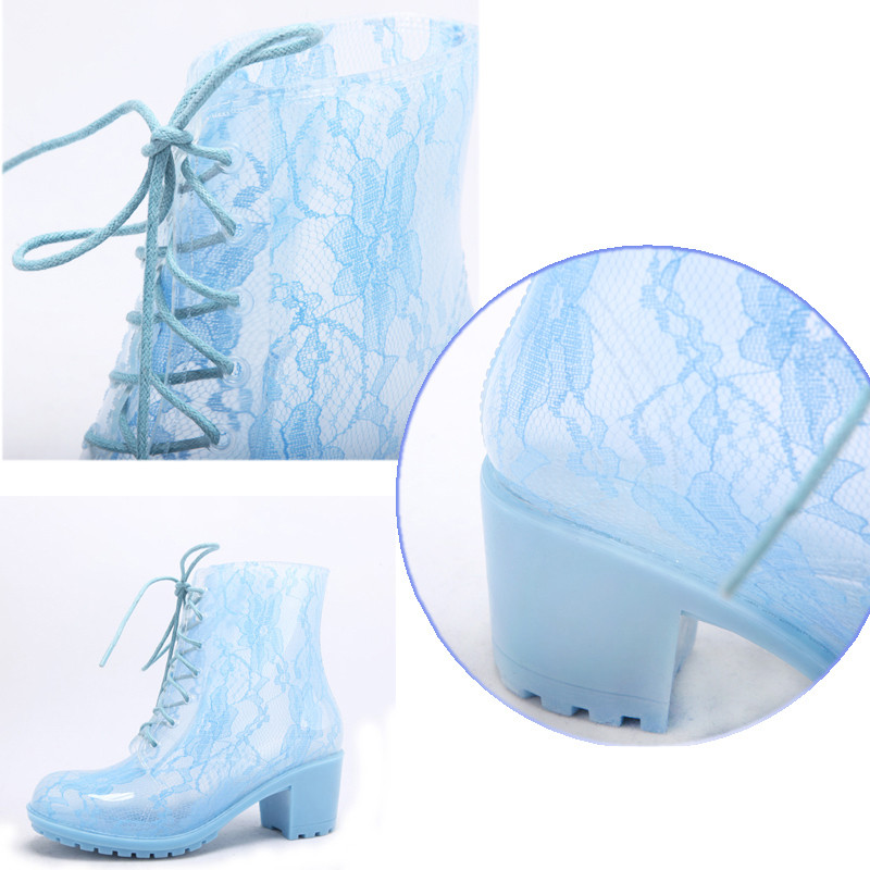 Distributing High Heel Jelly Shoes Fashion Hot Sell Jelly Boots