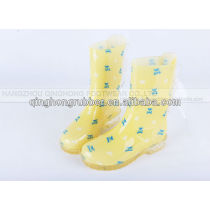 yellow/white wellington boots,wellington rain boots