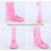 anti-slip lace up pvc rain boots,knee high lace rain boot