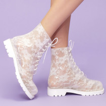 China Manufacturer of fashion girls/ladies sex high heel shoes rain boots