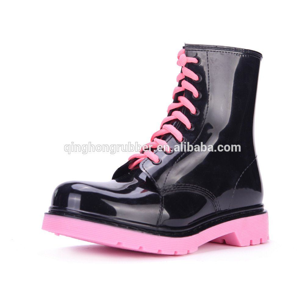 China Factory Most Fashion Women PVC Rain boots