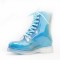 Shiny Women Cheap Transparent Rain Boots, Short Ankle Rain Boots Manufacturer