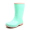 Jelly middle tube woman rain boots pvc boots
