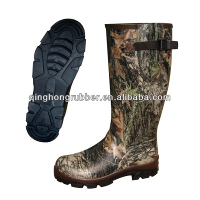 waterproof knee high camo hunting boots