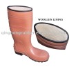 PVC winter rain boots