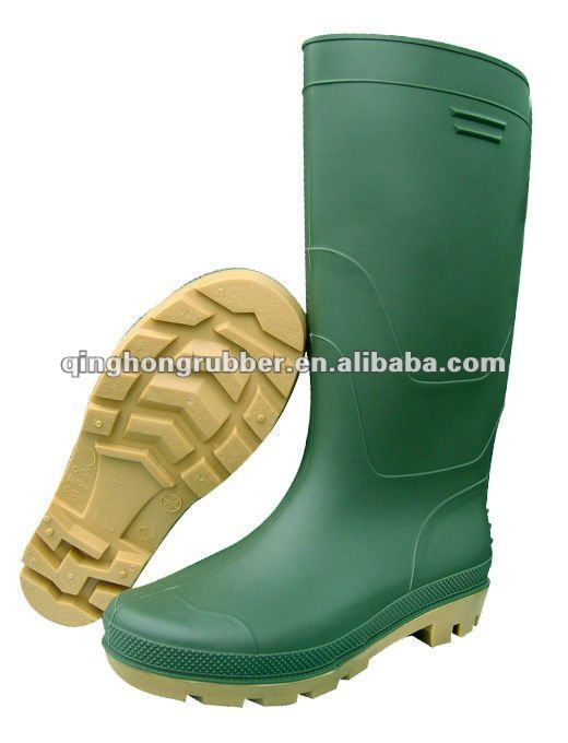 Men's work boots durable PVC safety boots