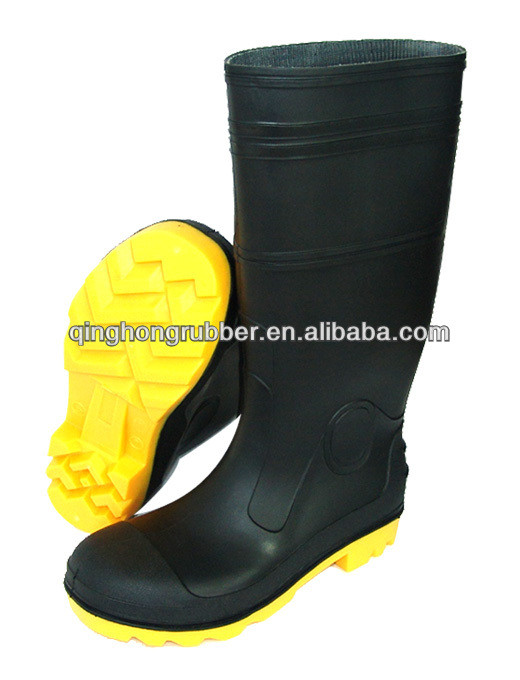 safety pvc safety boot shock resistant