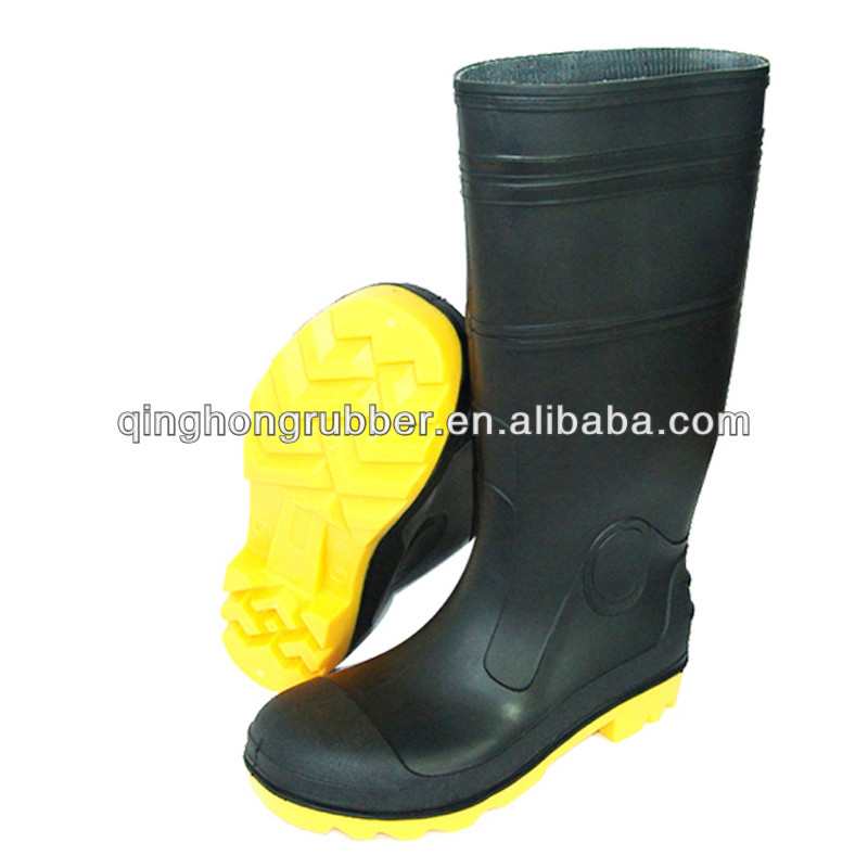 Men safety boots with steel toe