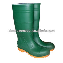 red/green/white safety boots with steel toe