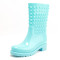 Fashion transparent pvc short rain boots women