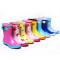 latest ladies fashion custom-made patterned rubber boots