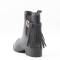 pvc chelsea fashion rain boots with tassels