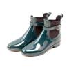 pvc chelsea rain boots with the belt