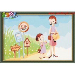 Yiwu arte proveedores fábrica pintura al óleo por números pintura pintura para los niños